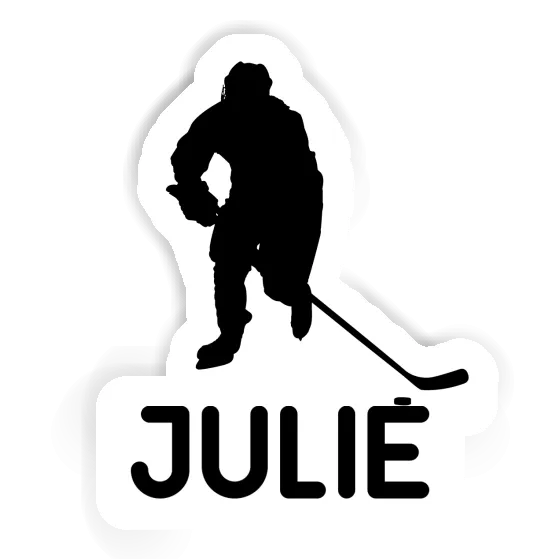 Sticker Hockey Player Julie Image