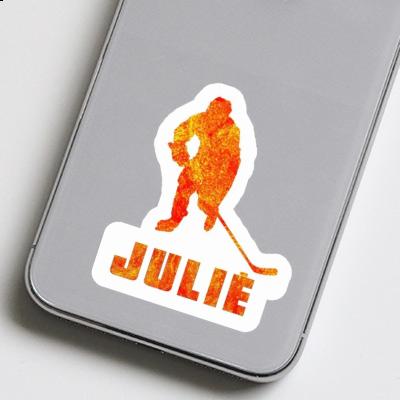 Sticker Julie Eishockeyspieler Gift package Image