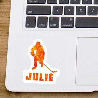 Joueur de hockey Autocollant Julie Gift package Image