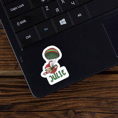 Sticker Skydiver Julie Laptop Image