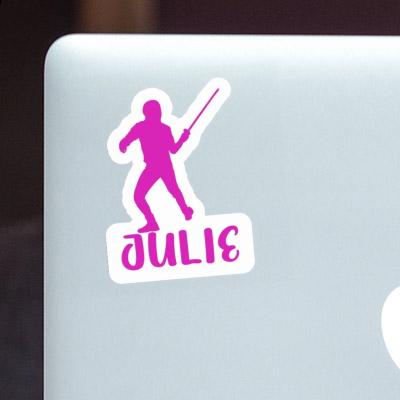 Julie Sticker Fencer Image