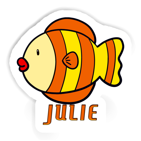 Julie Sticker Fish Notebook Image