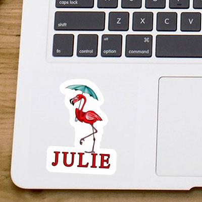 Flamant Autocollant Julie Notebook Image