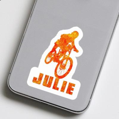 Sticker Julie Freeride Biker Notebook Image