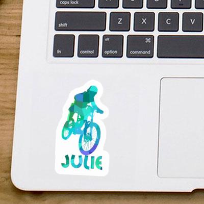 Freeride Biker Autocollant Julie Notebook Image