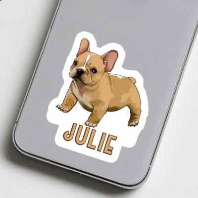 Bulldogge Aufkleber Julie Laptop Image