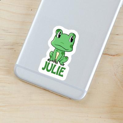 Sticker Julie Frog Laptop Image