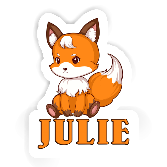 Julie Sticker Fox Notebook Image