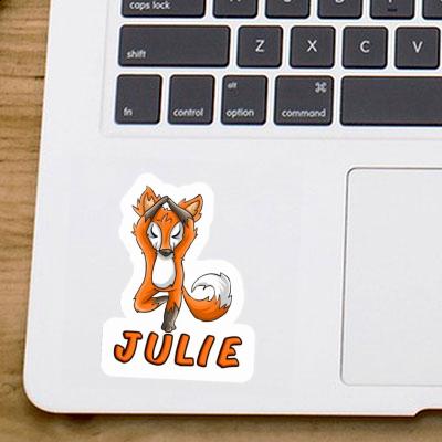 Sticker Yoga Fox Julie Image