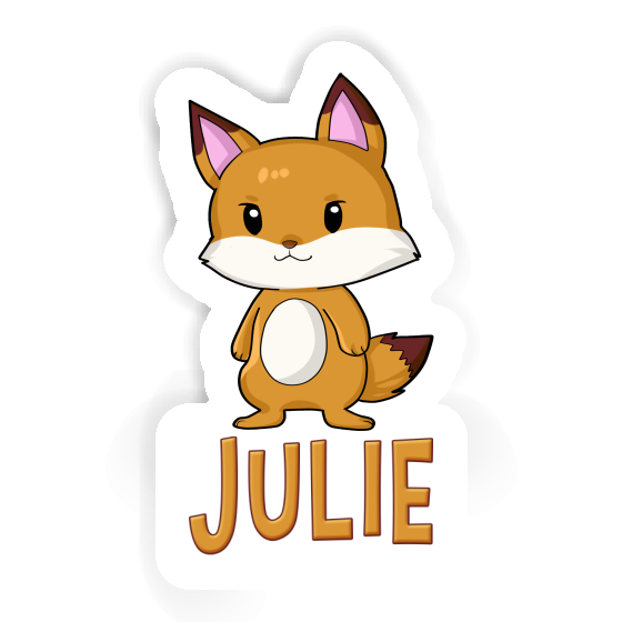 Julie Sticker Fox Notebook Image