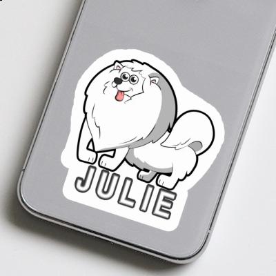 Sticker Julie German Spitz Notebook Image