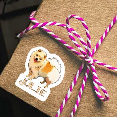 German Spitz Sticker Julie Laptop Image