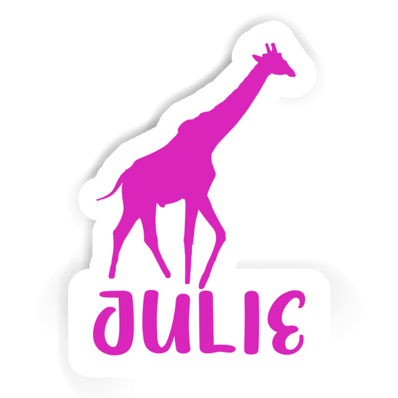 Giraffe Aufkleber Julie Notebook Image