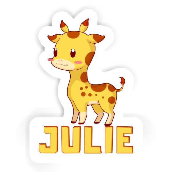 Sticker Julie Giraffe Laptop Image