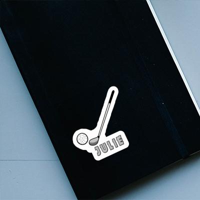 Julie Sticker Golf Club Notebook Image