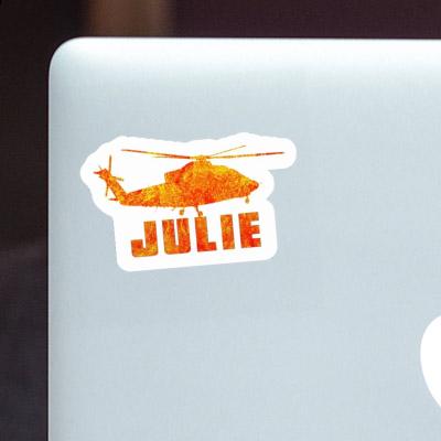 Sticker Julie Helicopter Image