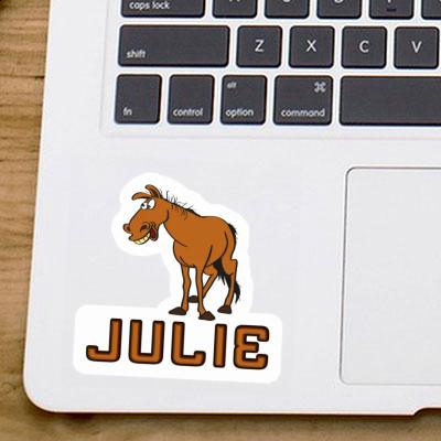 Julie Sticker Horse Laptop Image