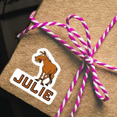 Julie Sticker Horse Notebook Image