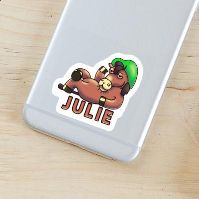 Julie Sticker Horse Laptop Image