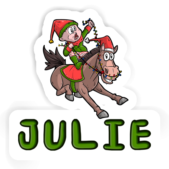 Julie Sticker Horse Laptop Image