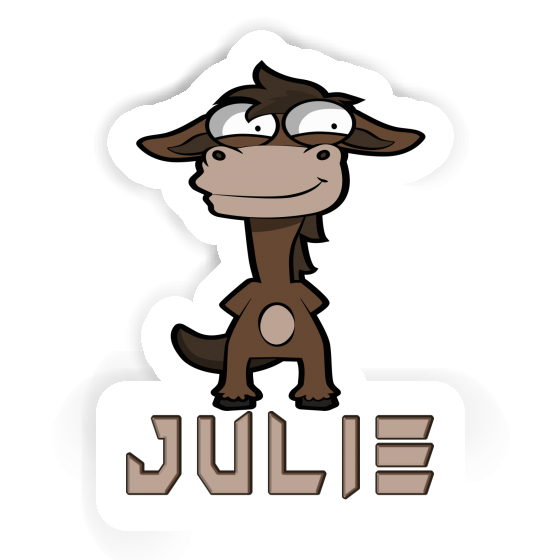 Sticker Julie Pferd Notebook Image