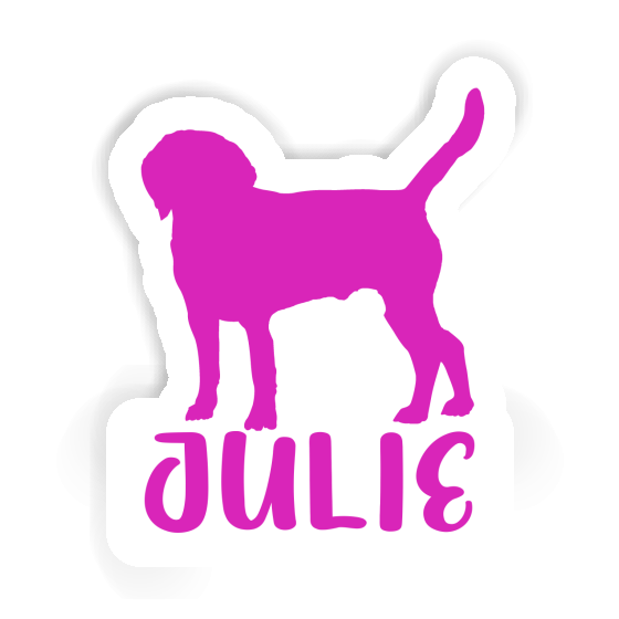 Dog Sticker Julie Laptop Image