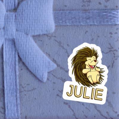 Julie Sticker Hedgehog Laptop Image