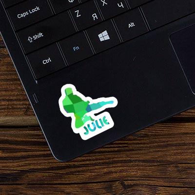 Karateka Sticker Julie Laptop Image