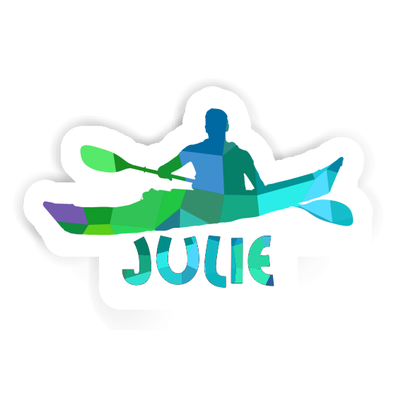 Julie Sticker Kayaker Notebook Image