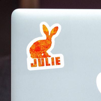 Sticker Julie Rabbit Notebook Image