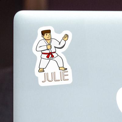 Karateka Sticker Julie Laptop Image