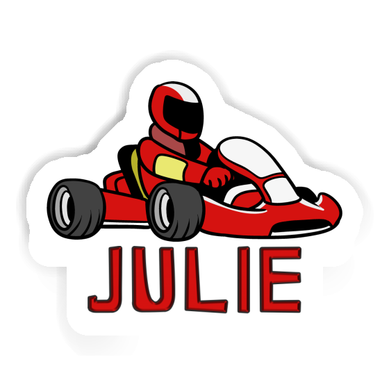 Julie Sticker Kart Laptop Image