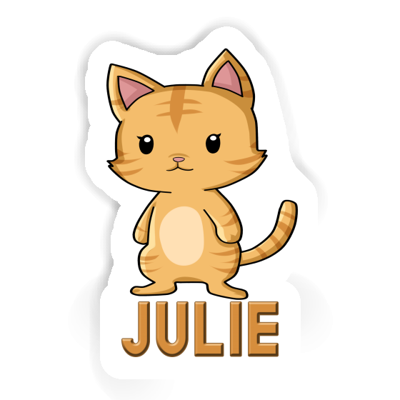 Sticker Cat Julie Notebook Image