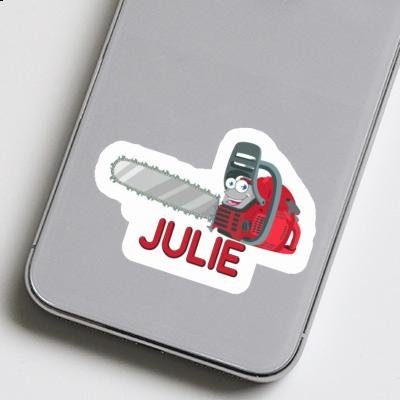 Julie Sticker Chainsaw Image