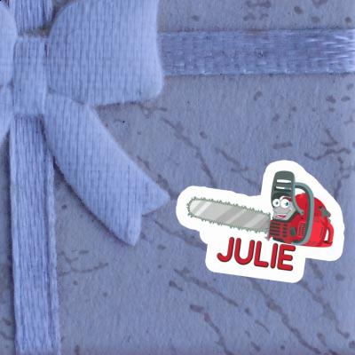 Julie Sticker Chainsaw Notebook Image