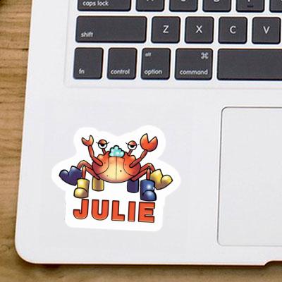 Sticker Crab Julie Laptop Image