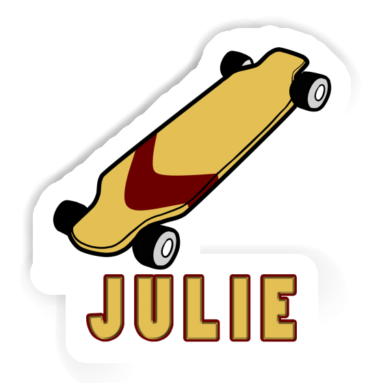 Sticker Skateboard Julie Notebook Image