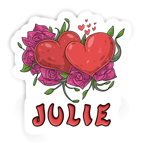 Sticker Heart Julie Laptop Image