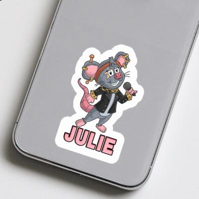 Singer Sticker Julie Notebook Image