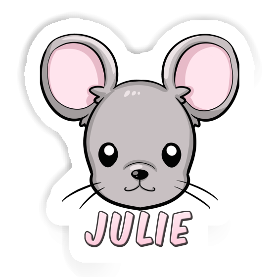 Aufkleber Maus Julie Notebook Image