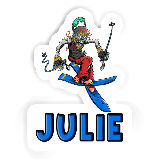 Freeride Skier Sticker Julie Gift package Image