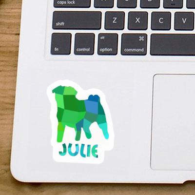 Julie Sticker Pug Gift package Image