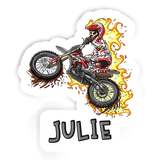 Dirt Biker Sticker Julie Image