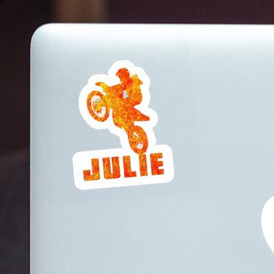 Sticker Motocross-Fahrer Julie Image