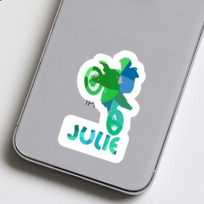 Motocross-Fahrer Sticker Julie Image