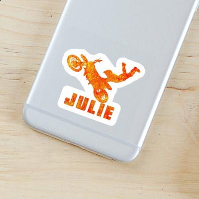 Sticker Julie Motocross Jumper Notebook Image