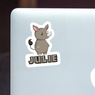 Sticker Rhino Julie Laptop Image