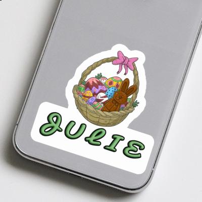 Easter basket Sticker Julie Laptop Image