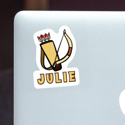 Julie Sticker Arrow Bow Notebook Image