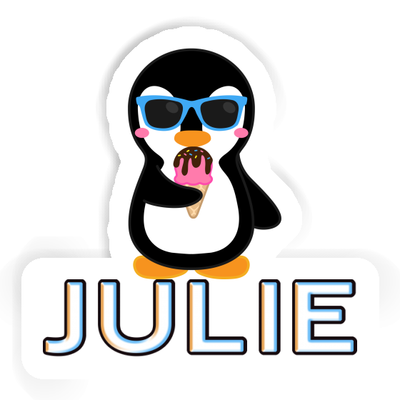 Julie Sticker Penguin Notebook Image